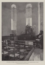 La Reine à Cimiez, intérieur de la chapelle royale de l